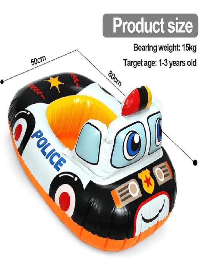 NELSTRAB:- Baby School Bus Swimming Ring Inflatable Summer Beach Floatie Boat Swim Tube Ring for Kids(1-3 Years)(Multi Colar)(1 PIS) - Image 2